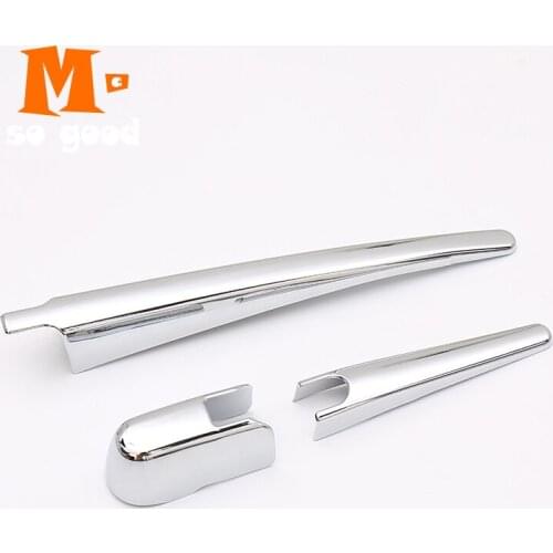 Car Chrome Rear Wiper Blade Cover Sticker Decoration Cover for Honda HRV HR-V Vezel 2014 2015 2016 2017 Parts Chromium Styling