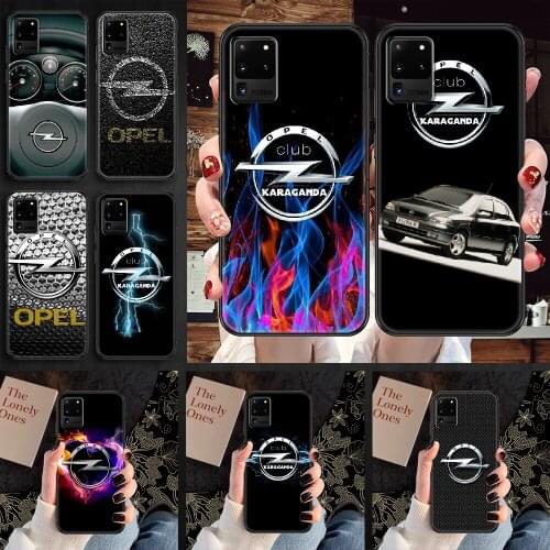 Opel Astra car Phone case For Samsung Galaxy Note 4 8 9 10 20 S8 S9 S10 S10E S20 Plus UITRA Ultra black tpu back pretty