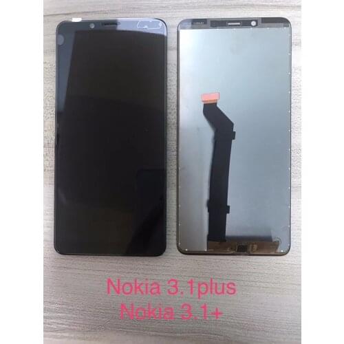 Free Shipping 10 PCS/Lot Good Working 5.2" LCD Display + Touch Screen Digitizer Assembly Fit For Nokia 3.1 Plus LCD Replacement