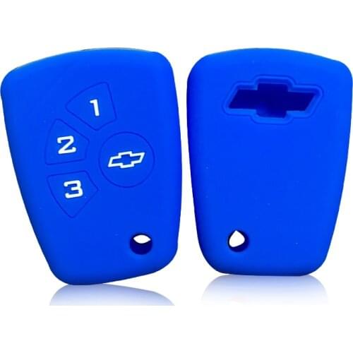 Key Cover Case For Chevrolet Cruze Captiva Spark Onix Volt Aveo Sonic Silverado Camaro Key Holder Silicone Keychain Accessories