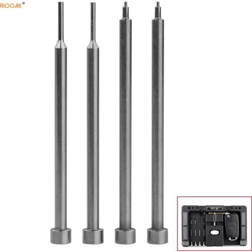 RIOOAK 4PCS Replacement Pins For Original HUK Key KD Remote Fixing Tool Flip Key Vice Of Flip-key Pin Remover Locksmith Tool