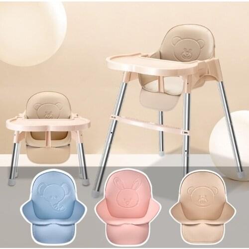 PU Leather Waterproof Universal Highchair Seat Cushion Cover Mat Feeding Chair Cushion Mat For Baby Kids