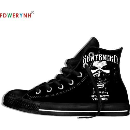 Mens Canvas Casual Shoes Sentenced Band Most Influential Metal Bands Of All Time Customize Pattern Color Lightweight Shoes