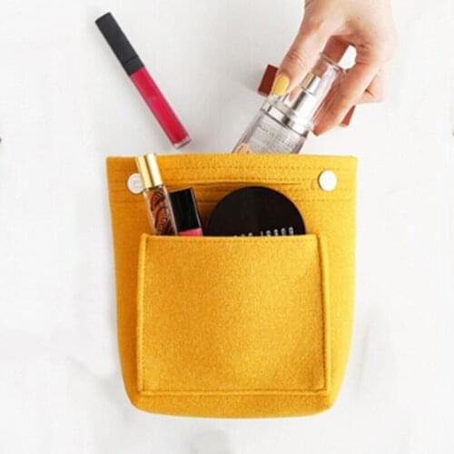 Solid Color Makeup Bags With Pocket Cute Cosmetics Pouches For Travel Ladies Pouch Women Cosmetic Bag