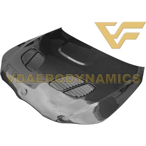 Suitable For 03-10 BMW E60 5 Series 520i 520d 523i 525i 525d 530i 535d 540i 545i 550i VAD-GTR Carbon Fiber Engine Hood Bonnet