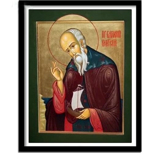 Full square diy 5d diamond st. nicholas of myra painting mosaic diamond embroidery religious 5d photos by numbers