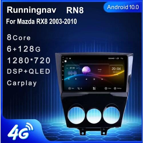 Runningnav For Mazda RX8 2003-2010 Android Car Radio Multimedia Video Player Navigation GPS