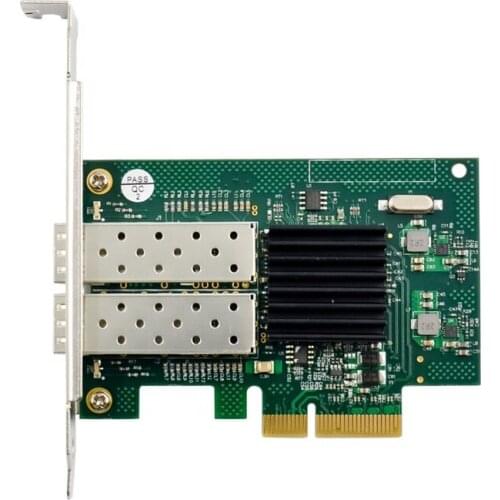 PCI-E X4 to Gigabit fiber server network card 1000M PCIe dual SFP fiber network card 82576EB chipset