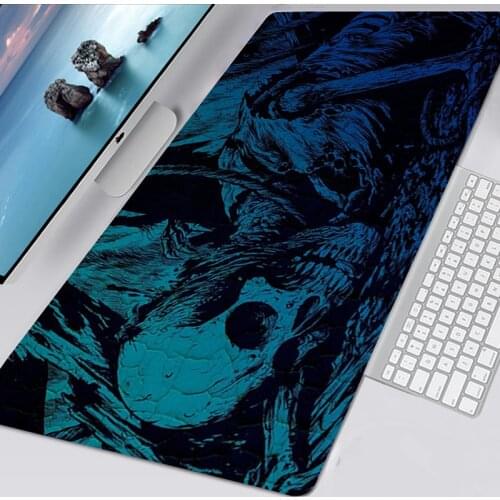 Dark Horror Skull Mouse Pad Gaming Mousepad Mause Pad Keyboard Deskmat Table Carpet Mousepad Xxl 900x400 for Computer Laptop Pad