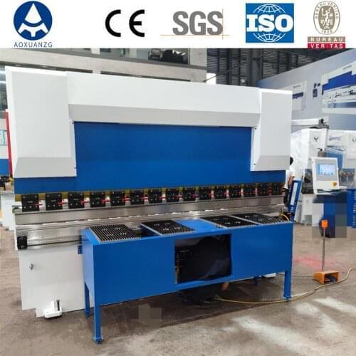 High Efficiency cnc hydraulic press brake hydraulic plate bending machine with Tp10s System