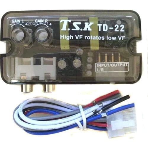 High Quality Auto Car Audio Delay function Speaker Level Converter Transducer HI-LOW Car Audio & Video TD 22