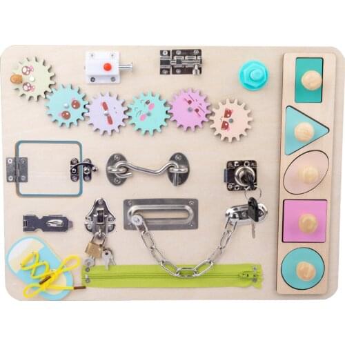 Busy Mat Toy Montessori Toy Essential Educational Sensory Board For Toddlers Ntelligence Development Educational Toy For Baby