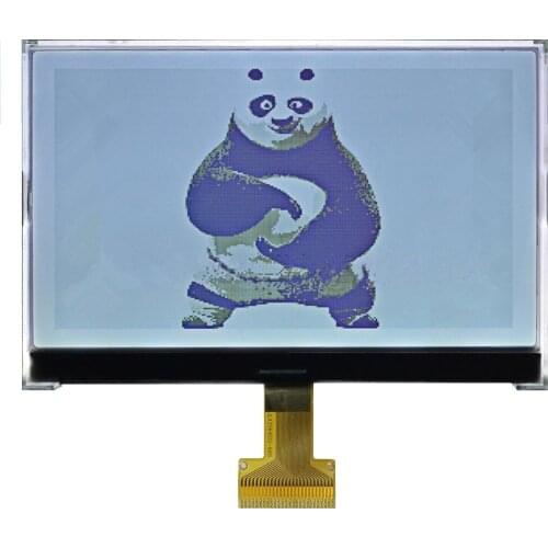 5 inch LCM LCD 256x160 COG display ST75256 controller big size white blue color 26 pin SPI serial Parallel IIC I2C screen