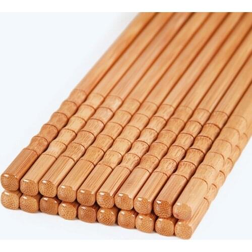 1 Pair Reusable Chinese Chopsticks Anti-mildew Chopsticks Non-Slip Food Sticks Chopsticks Tableware Kitchen Tools