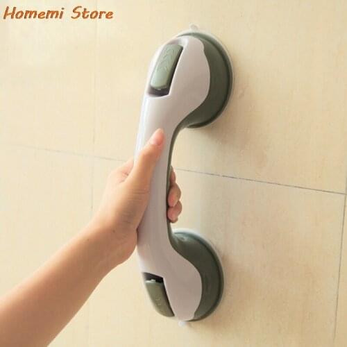 Powerful Suction Cup Armrest Wall Mounted Bathroom Bathtub Handrail Safety Grab Bar Bathroom Handle Armrest For Old Man
