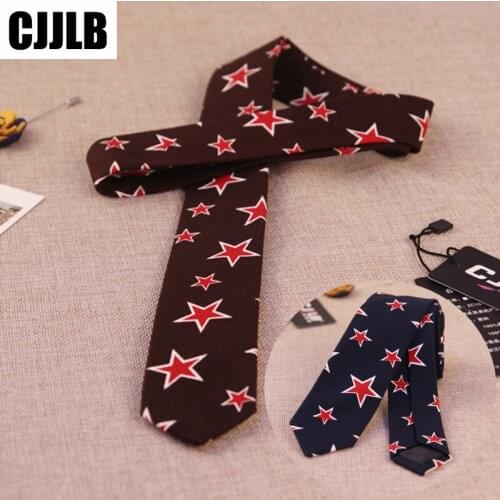 2018 Five-pointed Star 5CM Korean Style Arrow Narrow Neck Tie For Men Casual Necktie Dress Accessory Fashion Neckwear Wholsale