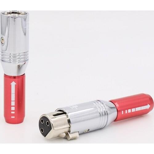 4pieces VX004S audio XLR Silver Plated interconnect XLR jack xlr cable plugs