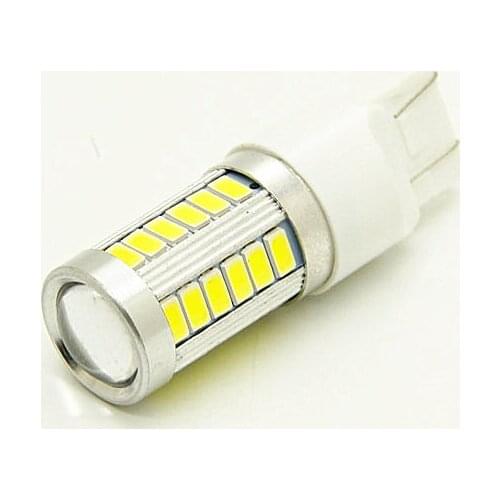 50pcs T20 33SMD 7443 Car 12V LED brake light 6000k Reverse LED Light White
