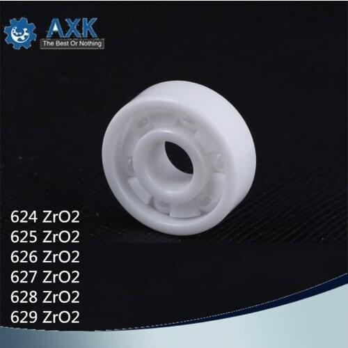 624 625 626 627 628 629 Full Ceramic Bearing ( 1 PC ) 4*13*5 mm ZrO2 Material 624CE All Zirconia Ceramic Ball Bearings