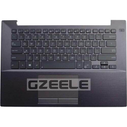 GZEELE New US laptop keyboard palmrest upper case for ASUS PRO B400A B400V B400A-XH52 Keyboard case Palmrest US Touchpad