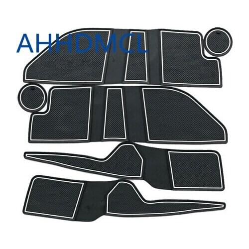 Car Door Gate Slot Mats Cup Armrest Storage Pad Mat For Mondeo 2007 2008 2009 2010 2011 2012 2013