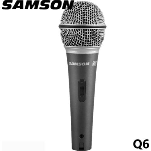 Samson Q6 handheld dynamic microphone professional vocal instrument pickup microphone computer karaoke recording