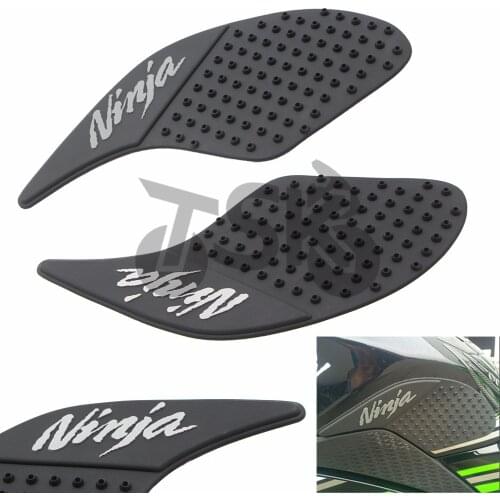 High quality For Kawasaki 250 Z 250 300 Z250 Z300 Ninja Ninja300 Motorcycle Tank Pad Side Gas Knee Grip Stickers Black