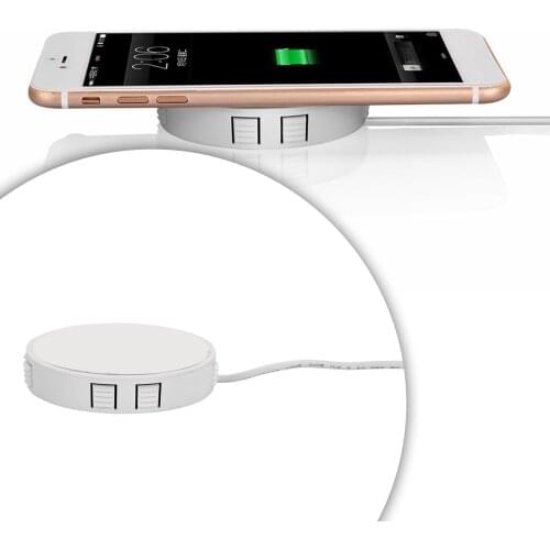 Qi Embedded Wireless Charger Desktop for Mobile Phones Restaurant Tables