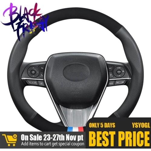 New Sport Styling Car Steering Wheel Cover Leather Turn Fur High Quality Steering Wheel Protector 38CM/15" Universal Breathable