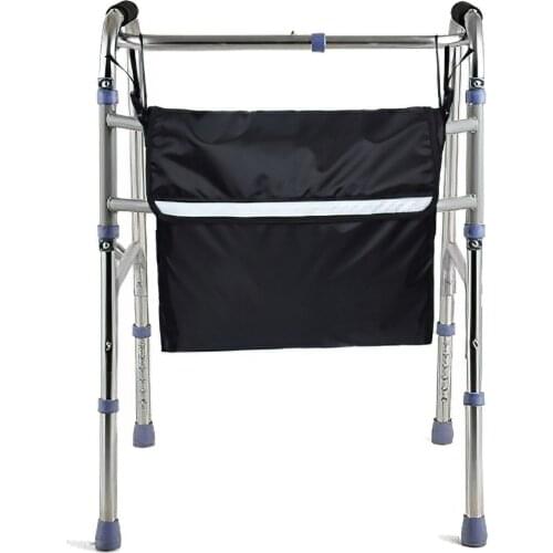 Wheelchair Backpack Bag Adjustable Shoulder Strap Large Capacity Wheel Chair Walker Accessories Wheelchair Side Storage Bags