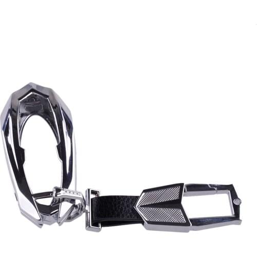 Silver Key Case Fob Chain Holder Cover Fit for Nissan Rogue X-Trail Qashqai Murano Note Kicks Infiniti Q30 Q50 QX60 QX70 QX80