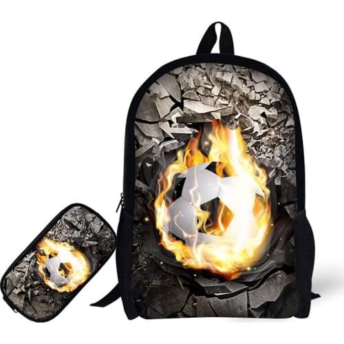 New Personality School Supplies Student Backpack+Pencil Case Animal Printing School Bags For Girls Boys+Pencil Box Mochilas