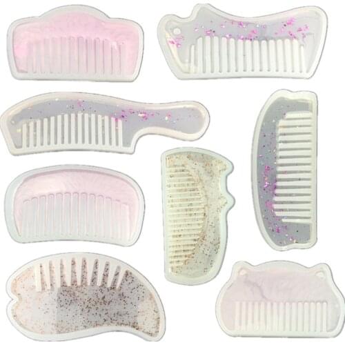DIY Comb Silicone Mold Epoxy Resin Mould Casting Molds Jewelry Making Handcraft Creative Handmade Comb