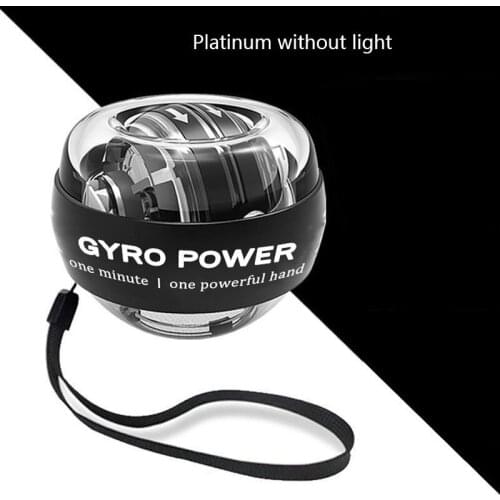 LED Gyroscopic Powerball Autostart Range Gyro Power Wrist Ball With Counter Arm Hand Muscle Force Trainer Fitness Equipment XJ