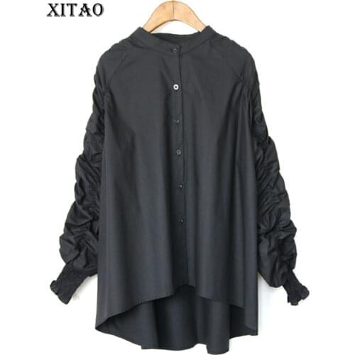 Блузки с воротником стойка XITAO China At AliExpress