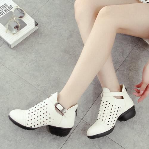 Dance Shoes Woman Summer Light Square Dance Shoes Soft Bottom Women Shoes Increased Sports Modern Dance Boots Shoes Sneakers