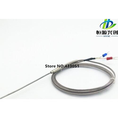 0-600 degree centigrade K type Thermocouple probe 100mm Sensors,Probe diameter 2mm,1m cable temperature sensors