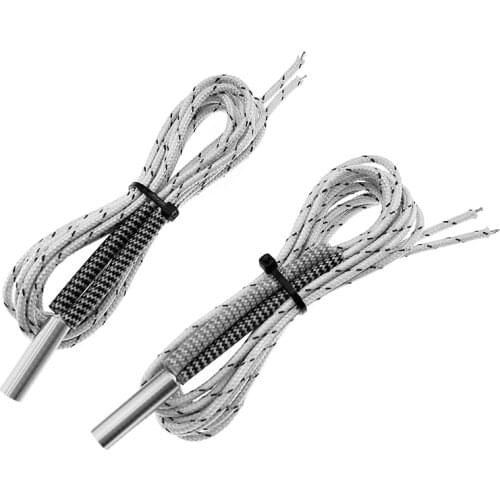 1M Heating tube 6*20mm 12V 24V 50W Ceramic Cartridge Heater Reprap&Mendel For HotEnd J-Head 3D Printer Parts