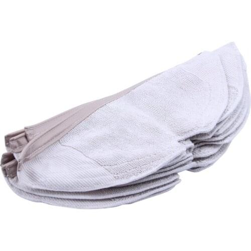 10pcs Mop Cloths Pads Washable Cloth Mopping Pad for Xiaomi Generation 2 Roborock Vacuum Cleaner Spare Parts