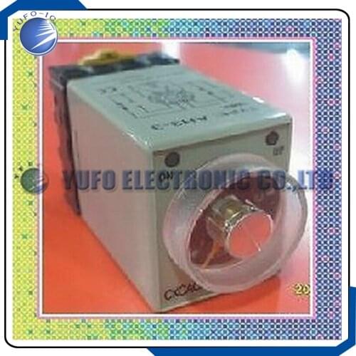 Free Shipping One Lot 1PCS 12V DC AH3-3 Delay Timer Time Relay 60 second BASE