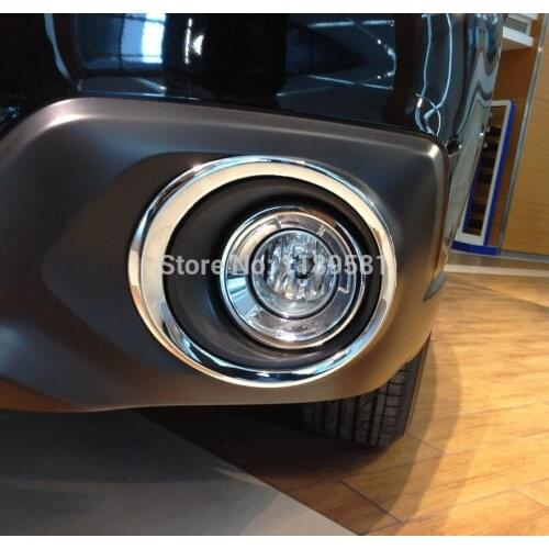 For Subaru Outback 2015 2016 2017 ABS Chrome Front Fog Light Lamp Cover Trim Molding Bezel Garnish