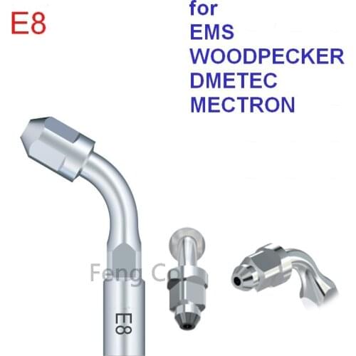 E8 Ultrasonic Scaler Tips Endo Perio Dental Scaling Fit EMS Woodpecker Handpiece Dentistry Instrument