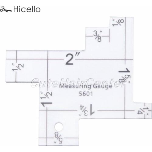 Measuring Gauge Ruler Mini Plastic Imperial Scale Functional Quilting Ruler Metric Sewing Craft Template Tool Hicello