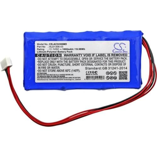 Cameron Sino 1800mAh battery for ARICON ECG-3D XLD1306-03 Medical Battery