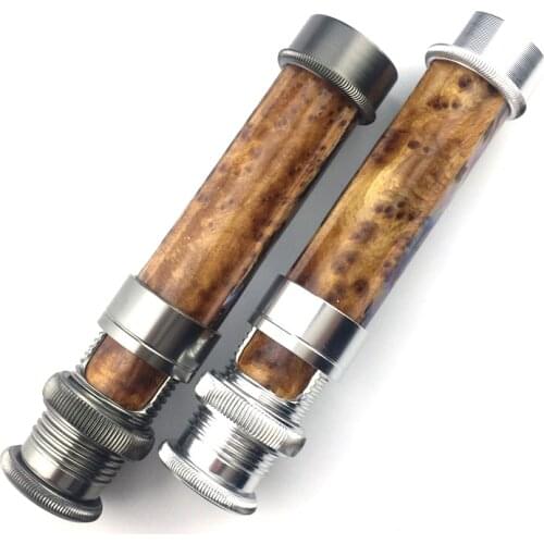 NooNRoo Pearl Fly Reel Seat Aluminum Rosewood Pearl Fishing rod Reel Seat 16# Fishing Rod building reel seat DIY