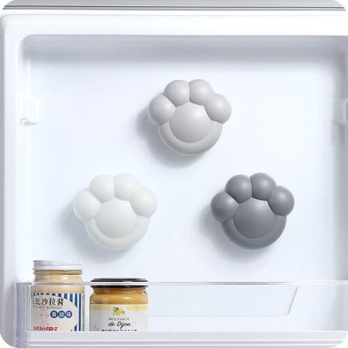 Kawaii Cat Claw Odor Absorber Activated Charcoal Indoor Room Fridge With Suction Cup Deodorizer Fresh Bamboo Charcoal Bag