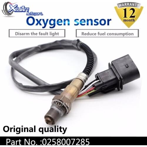 XUAN Air Fuel Ratio Lambda O2 Oxygen Sensor For AUDI A3 A8 Volkswagen GOLF TOURAN POLO 1.6/3.0/3.2/1.4L 0258007285 0 258 007 285