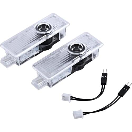 2pcs Car Logo Laser Projection Lamp Modified Lamp Dedicated For BMW 3 X3/X5/X6/X7 Door Projector Lamp Welcome Decoration Light