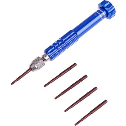 Multifunction mini Blade Screwdriver With 3 Replacemet Head Anti Slip Vape Tool E Cig DIY Vape Accessories Handle Tool