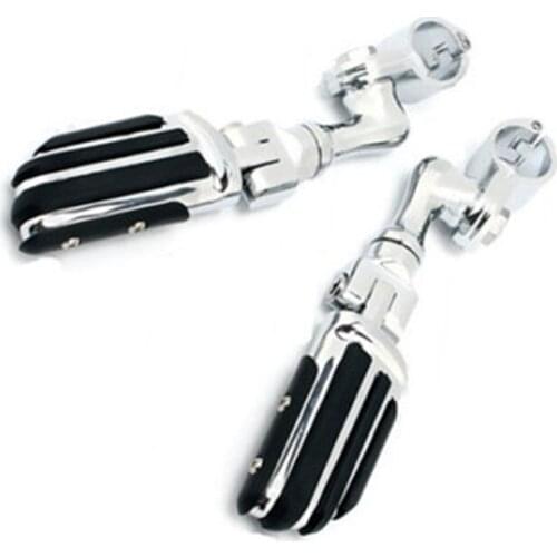 Motorcycle Adjustable 1'' 25mm Highway Bar Pilot Foot Peg Mount For Harley Dyna FatBoy FLHT Sportster 883 Heritage Softail FLST